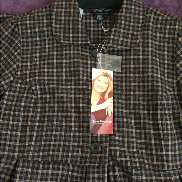 NWT Kim Parrish Collection Vintage Winter Cropped Top - Picture 13 of 13